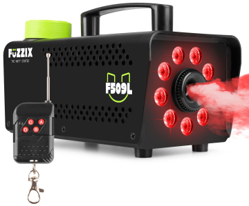 Fuzzix F509L Party smoke machine 9 LED RGB