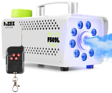 Fuzzix F509LW Party smoke machine 9 LED RGB White Edition
