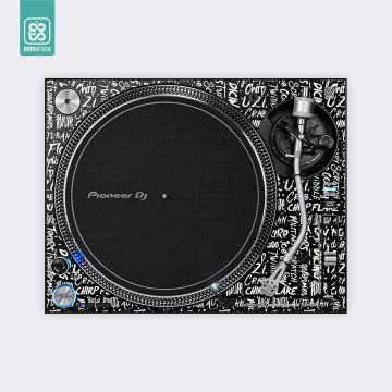 Doto Design Skin PLX-1000 SCRATCH STYLE Black