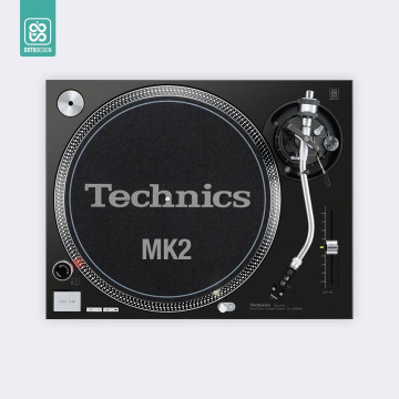 Doto Design Skin SL-1200 / 1210 MK2 DAY & NIGHT Black