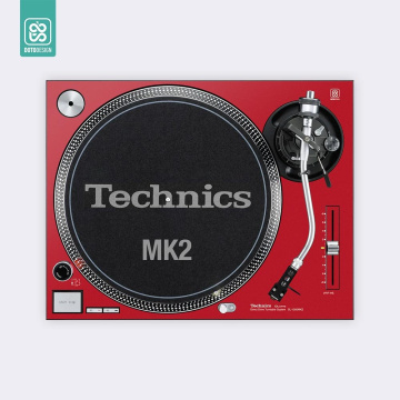 Doto Design Skin SL-1200 / 1210 MK2 FULL COLORS Aurora Red