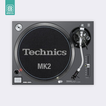 Doto Design Skin SL-1200 / 1210 MK2 FULL COLORS Graphite Grey