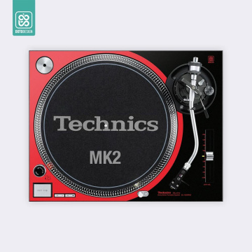 Doto Design Skin SL-1200 / 1210 MK2 COLORS DVS Red