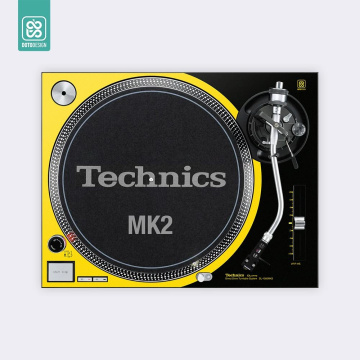 Doto Design Skin SL-1200 / 1210 MK2 COLORS DVS Yellow