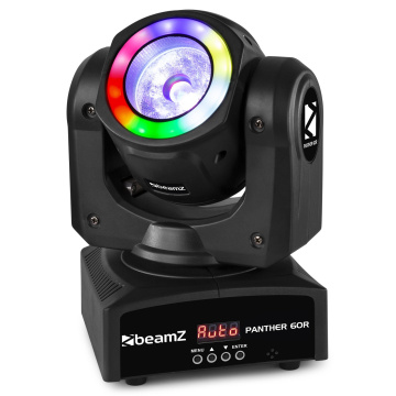 BeamZ Panther 60R Moving Head LED Beam with LED Ring