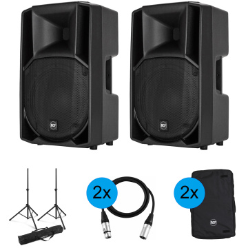RCF ART 732-A MKIV Set reproboxů se stativy, kabely a obaly