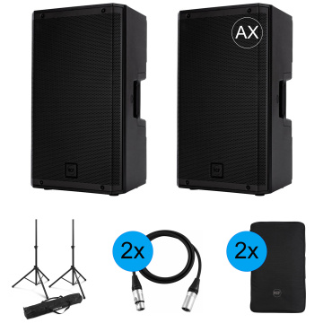 RCF ART 912-A/AX Set reproboxů se stativy, kabely a obaly