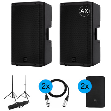 RCF ART 915-A/AX Set reproboxů se stativy, kabely a obaly