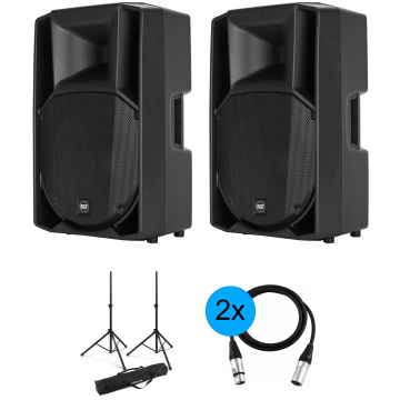 RCF ART 725 MKIV Set reproboxů se stativy a kabely