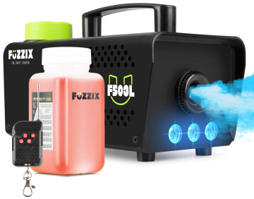 Fuzzix F503L Set výrobníku mlhy s LED podsvícením s náplní 250ml