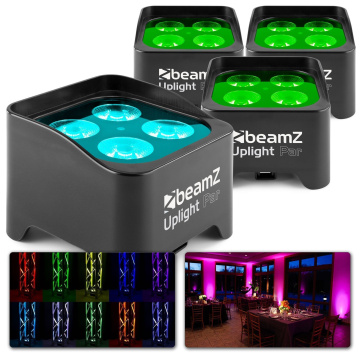 BeamZ BBP90 Set 4x Uplight PAR