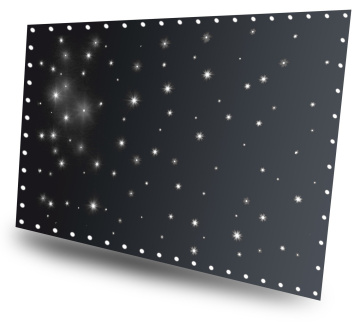 BeamZ SPW96C Zástěna LED96 studená bílá 3X 2M