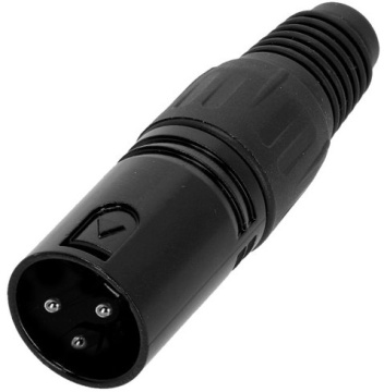 Adam Hall Connectors 4 STAR C XM3 BLK