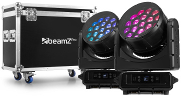 BeamZ Professional Nereid1940 Outdoor LED Moving Head Zoom 19x40W 2ks v přepravním kufru