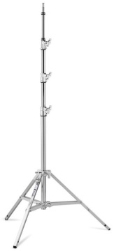 Avenger Baby Stand 30 Silver 300cm Steel Triple Riser