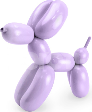 PartyDeco Modelovací pastelové balónky 130 cm s pumpičkou, mix