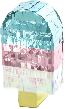 PartyDeco Pinata - Zmrzlina, 6x11,5x3,5cm