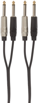 Bespeco ROCKIT Stereo Cable 2x Jack Mono - 2x Jack Mono 1,5 m