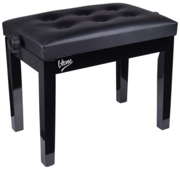 V-TONE 1 BK Klavírní stolička, černá barva