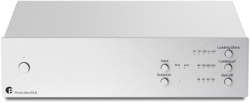 Pro-Ject Phono Box S3 B - Plně symetrický gramofonový předzesilovač, stříbrný