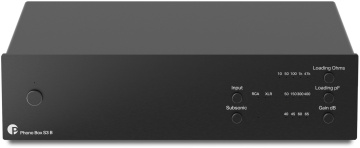 Pro-Ject Phono Box S3 B - Plně symetrický gramofonový předzesilovač, černý
