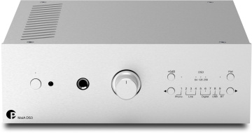Pro-Ject MAIA DS3 silver - Malý flexibilní zesilovač s bohatou konektivitou, stříbrný