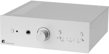 Pro-Ject Stereo Box DS3 - integrovaný zesilovač, 2 x 80 W - stříbrný