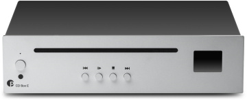 Pro-Ject CD Box E - Minimalistický CD přehrávač, stříbrný