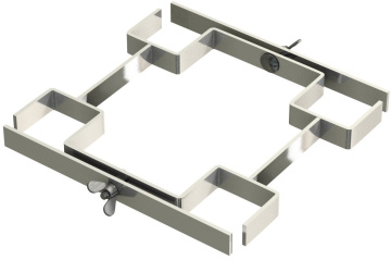 Power Dynamics 750LTL4R Stage Leg to Leg Clamp (4 round legs)