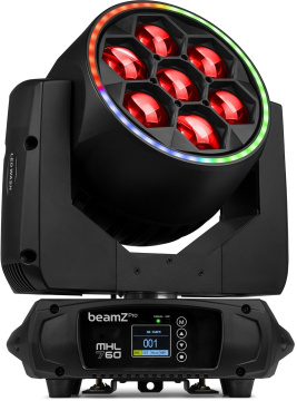 BeamZ Professional Pohyblivá hlava MHL760 LED Bee Eye se zoomem 2ks v přepravním kufříku