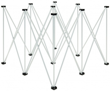 Power Dynamics Riser Deck750 Aluminium 100x100cm Legs 80cm