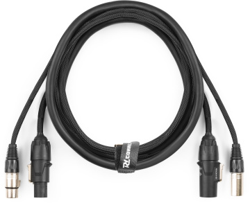 Power Dynamics CX13-2 Kombinovaný kabel Powercon/DMX, 2m