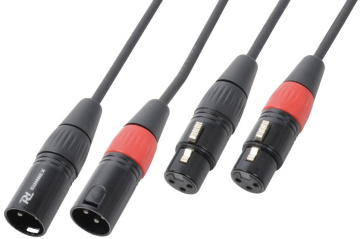 Power Dynamics CX60-12 Kabel 2xXLR samec - 2xXLR samice 12 m