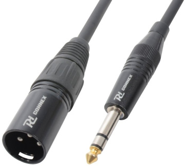 Power Dynamics CX44-12 Kabel XLR samec - 6,3 stereo 12 m