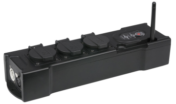 Power Dynamics PSB50 Power Splitter Box P-Con IN/OUT s bezdrátovým DMX