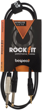 Bespeco ROCKIT Interlink Cable Jack 3,5 TRS - 2x Jack Mono 1,5 m
