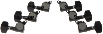 Razzor Guitar Tuners 3+3 Black