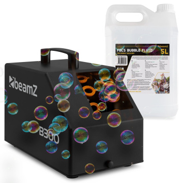 BeamZ B300 Set výrobníku bublin s náplní 5L