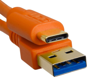 UDG Ultimate Audio Cable USB 3.0 C-A Orange Straight 1,5m