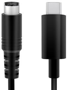 IK Multimedia USB-C to Mini-DIN Cable