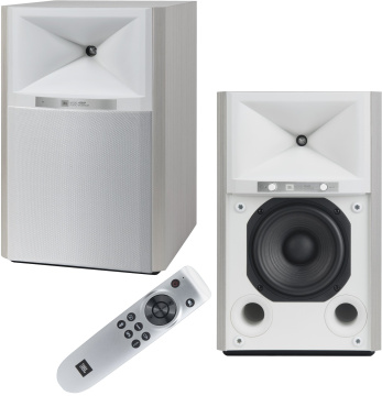 JBL Hi-Fi 4305P WHT - Aktivní monitory 2 x 150 W, barva bílá