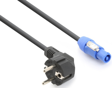 Power Dynamics CX12-1B Napájecí konektor - kabel Schuko 1,5 m BULK