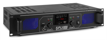 Skytec SPL-1000 Zesilovač 2x 500 W s USB a SD
