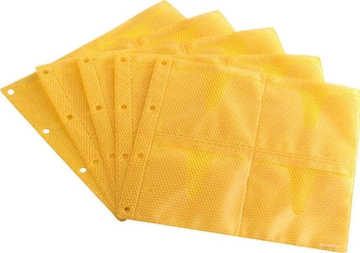 Zomo CD Sleeves Premium 10 x 8 CDs - žluté