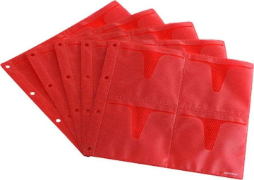 Zomo CD Sleeves Premium 10 x 8 CDs - červené