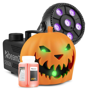 BeamZ S553L Halloween Edition Set s náplní 250ml a UV světlem