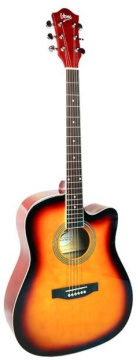 V-TONE AG TWO SB akustická kytara 4/4 sunburst