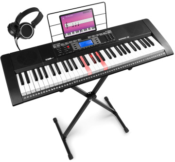Max Rhapsody61L Set keyboardu se stojanem a sluchátky
