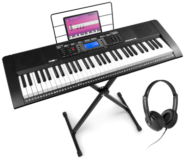 Max Rhapsody61M Set keyboardu se stojanem a sluchátky