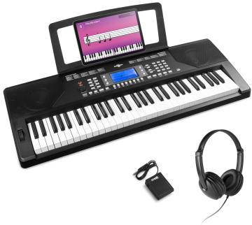 Max Rhapsody61P Set keyboardu se sustain pedálem a sluchátky